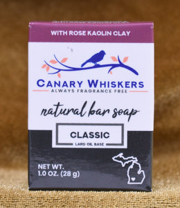 Classic series rose kaolin clay soap