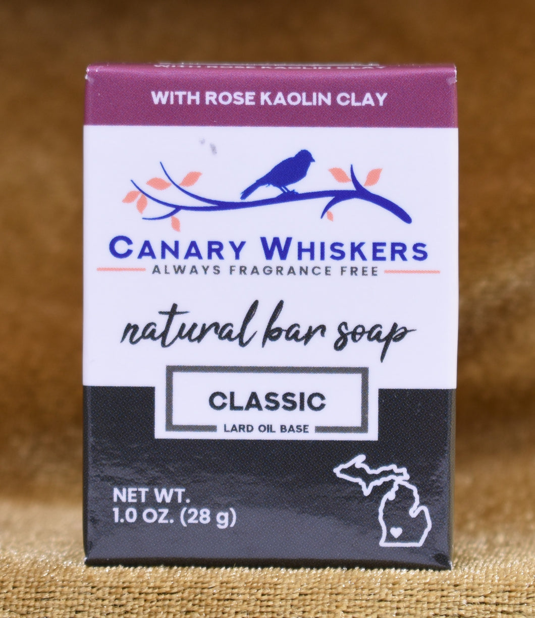 Classic series rose kaolin clay soap