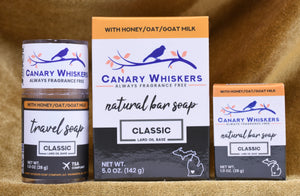 Classic series honey, oat, goat milk soap
