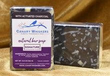 Load image into Gallery viewer, CLEARANCE!  Signature confetti charcoal soap (discounted in cart)
